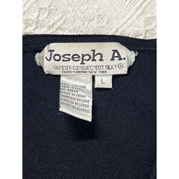 Joseph A. Black Cardigan | Clean Girl Dark · Office Siren Lite | Size L - Picture 5 of 7